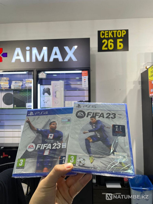 Новинка! Диск FIFA 23 PS4/PS5 Playstation 4/5 игра / New! Каспи Red/QR  - изображение 1