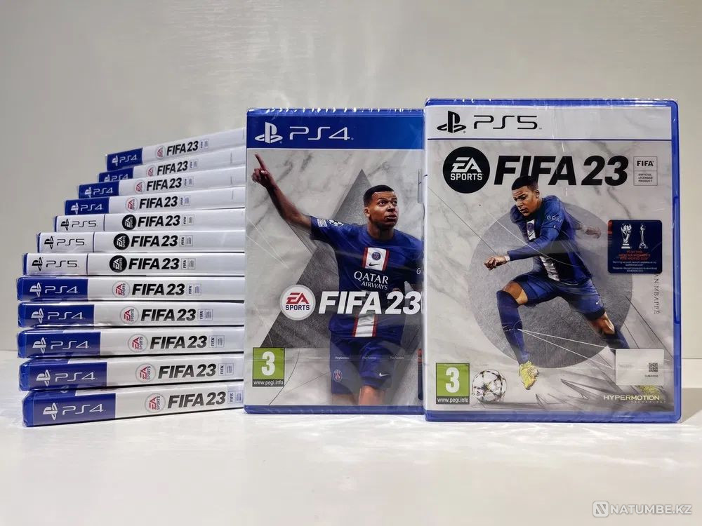 Новинка! Диск FIFA 23 PS4/PS5 Playstation 4/5 игра / New! Каспи Red/QR  - изображение 3