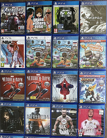Discs on PlayStation 5 games on PlayStation 4  - photo 3