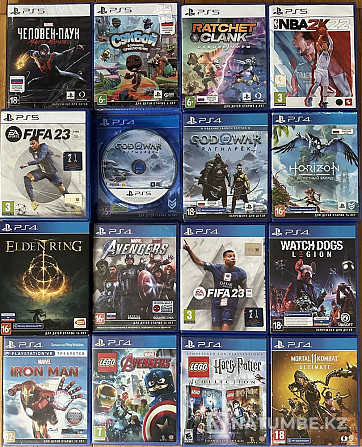 Discs on PlayStation 5 games on PlayStation 4  - photo 6