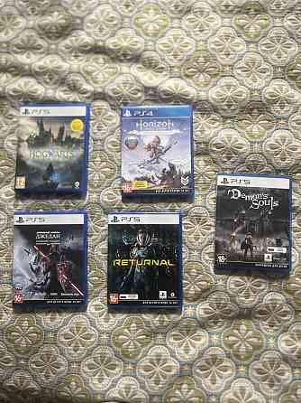 Продам игры ps5; demon souls; returnal; hogwarts legacy 