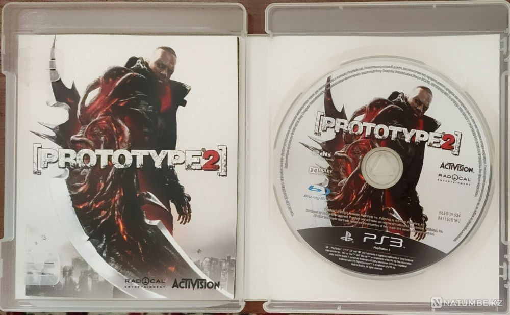 PS3 Prototype II оригинальный диск  - изображение 3