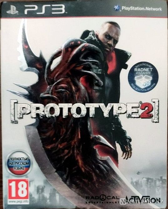 PS3 Prototype II оригинальный диск  - изображение 2