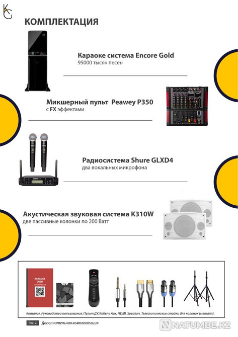 Караоке комплект Encore Gold. Алматы - изображение 5