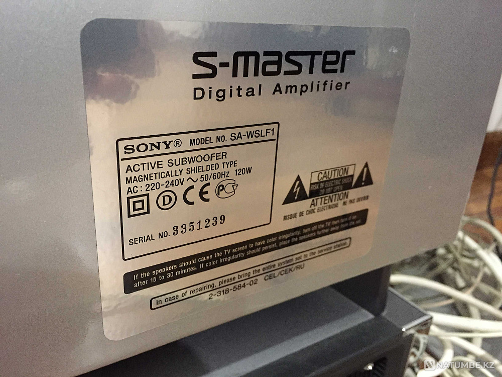 Топовый кинотеатр 5.1 Sony DAV-LF1 мощность RMS 600w Алматы - изображение 7