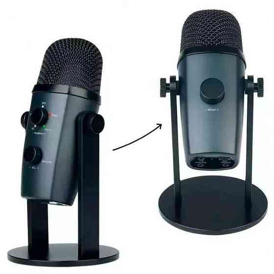 Микрофон студийный; проводной; Jmary MC-PW8 для стрима; звукозаписи Almaty