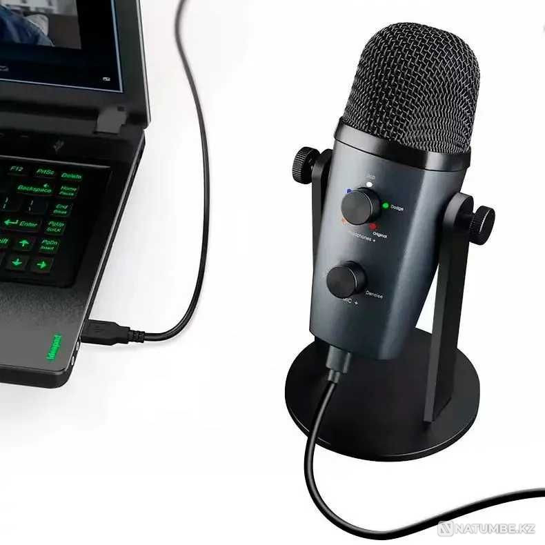 Studio microphone; wired; Jmary MC-PW8 for streaming; sound recordings Almaty - photo 6