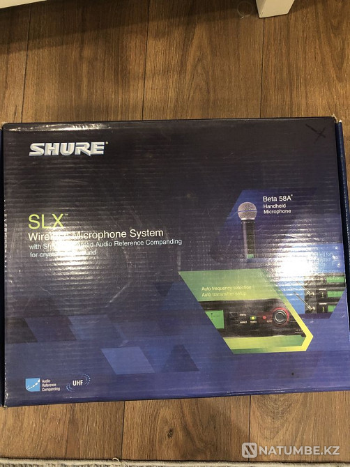 Продам микрофон Shure SLX24 Beta58 Алматы - изображение 1