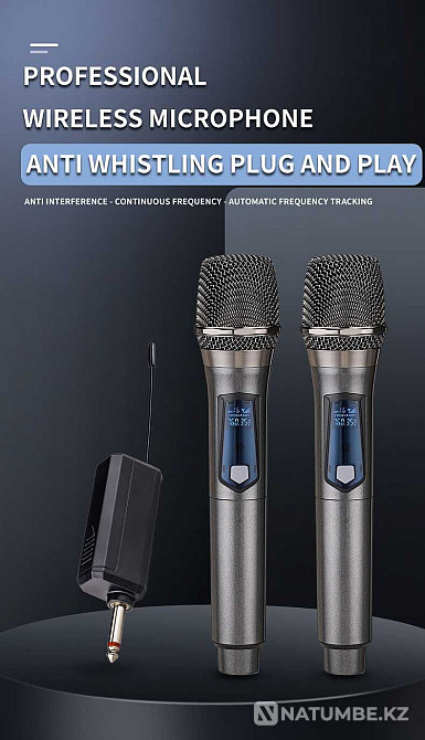 Professional Condenser Wireless Microphone U011/U022 Almaty - photo 1