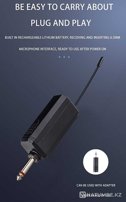 Professional Condenser Wireless Microphone U011/U022 Almaty - photo 5