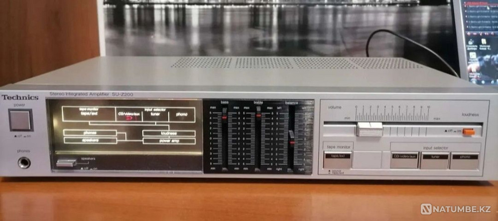 Колонки S90+усилитель Technics Stereo integrated Amplifier SU-Z200 Алматы - изображение 2
