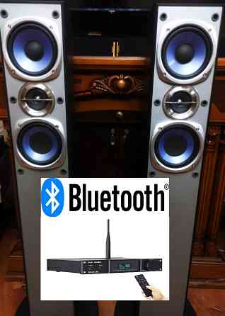 Акустика JVC 90F. 140 W усилитель Fosi Audio DA2120C Bluetooth 240W Алматы