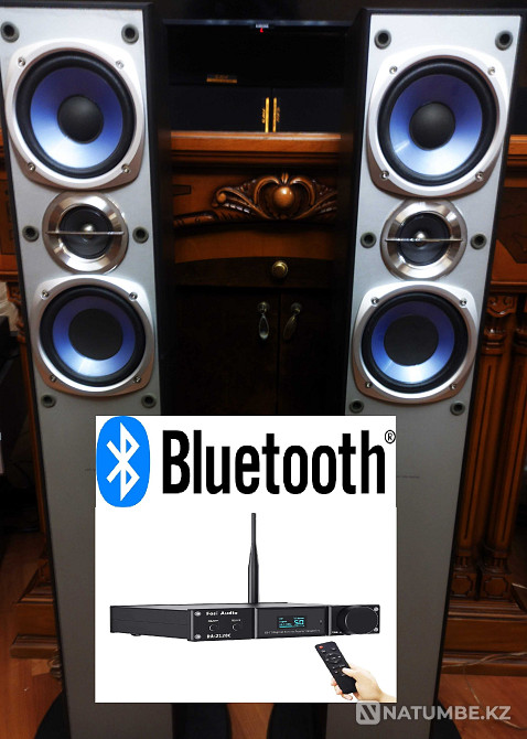 Акустика JVC 90F. 140 W усилитель Fosi Audio DA2120C Bluetooth 240W Алматы - изображение 1