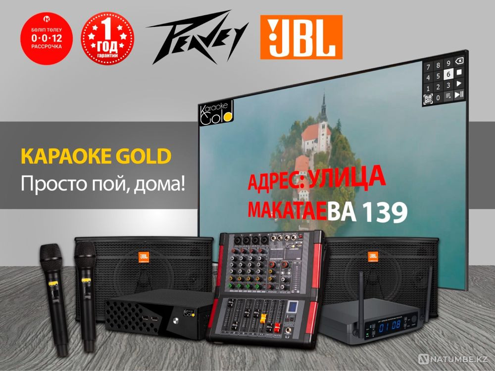 Караоке комплект Karaoke Gold Pro. Гарантия! Алматы - изображение 1