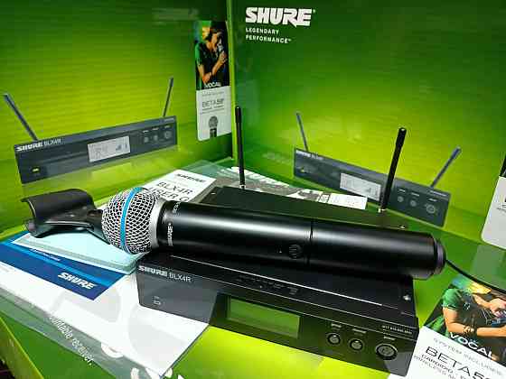 Радио Микрофоны SHURE BLX4R/BETA 58 Музыкальная Аппаратура; Колонки Алматы
