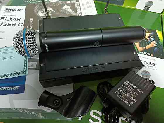 Радио Микрофоны SHURE BLX4R/BETA 58 Музыкальная Аппаратура; Колонки Алматы
