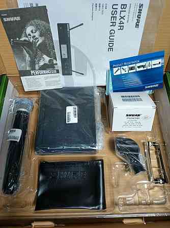 Радио Микрофоны SHURE BLX4R/BETA 58 Музыкальная Аппаратура; Колонки Алматы