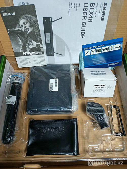 Radio Microphones SHURE BLX4R/BETA 58 Musical Equipment; Columns Almaty - photo 5