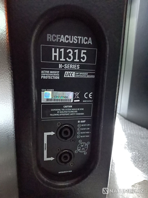 Музыкальная аппаратура; колонки; RCF H1315 ; пассивные made in Italy Алматы - изображение 5