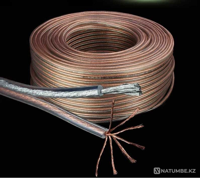 Acoustic cable 400B for sound signal 60-1500 W; 80m Almaty - photo 1