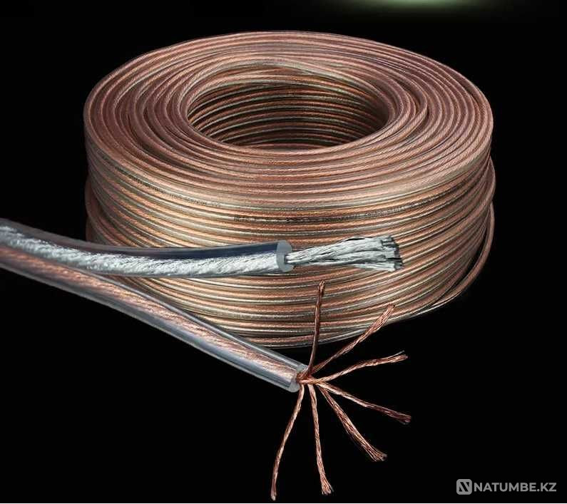 Кабель акустический 400B для звукового сигнала 60-1500 Вт; 80м Алматы - изображение 1