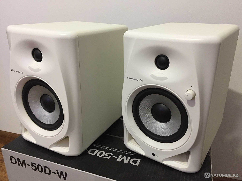 Studio monitors with amplifier PIONEER DJ DM-50D-W nominal 50w Almaty - photo 2