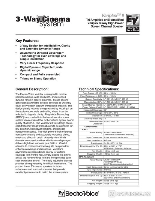 Acoustic system for cinema; discos; bar Almaty - photo 4