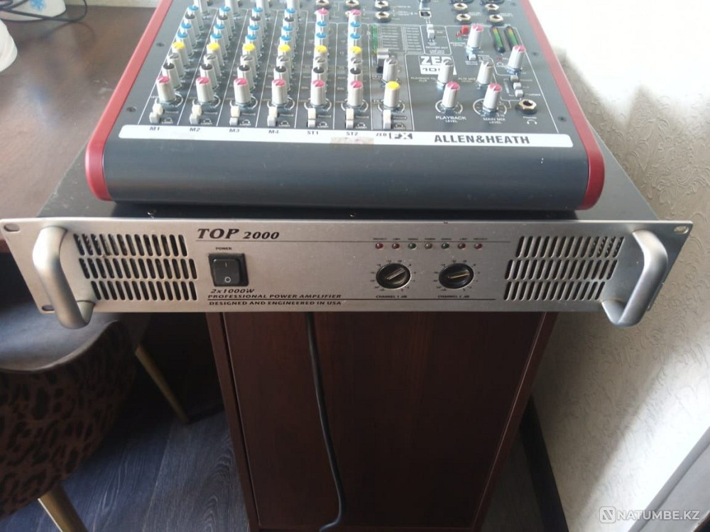 Продаю Усилитель Top -2000 И Пульт Allen Heath Алматы - изображение 1