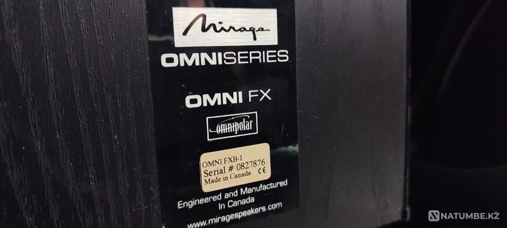 Акустика Тылового канала Mirage Omni FX (Канада) Алматы - изображение 7
