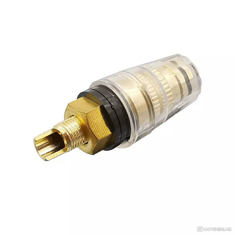 Brass connector for audio system speakers plug connector clamp Almaty - photo 1
