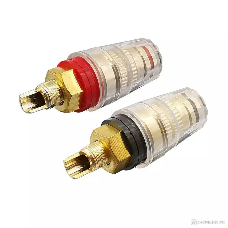 Brass connector for audio system speakers plug connector clamp Almaty - photo 5