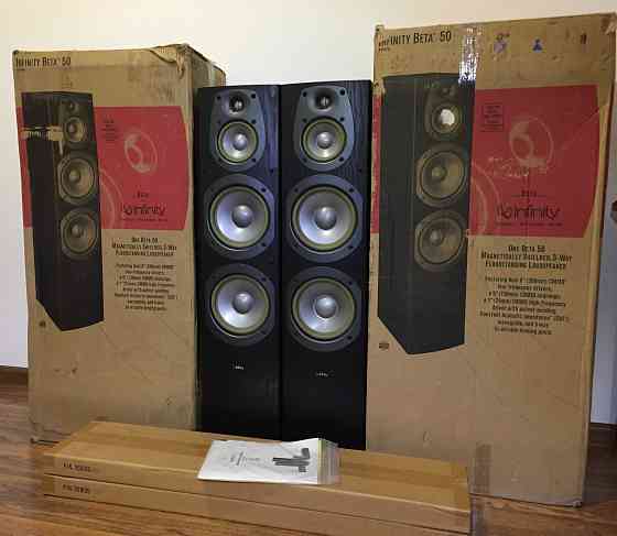 Премиальная акустика Infinity Beta 50 RMS 250W 91 dB USA 58кг (новая) Алматы