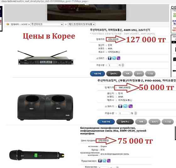Беспроводной микрофон и петличка профессиональный Алматы