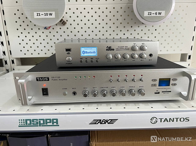 Wall and Ceiling Speakers; Amplifier; Microphone for BACKGROUND music Almaty - photo 4