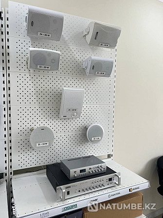 Wall and Ceiling Speakers; Amplifier; Microphone for BACKGROUND music Almaty - photo 5