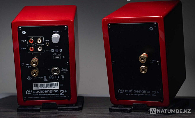 Wireless bookshelf speakers Audioengine A2+ red Almaty - photo 4