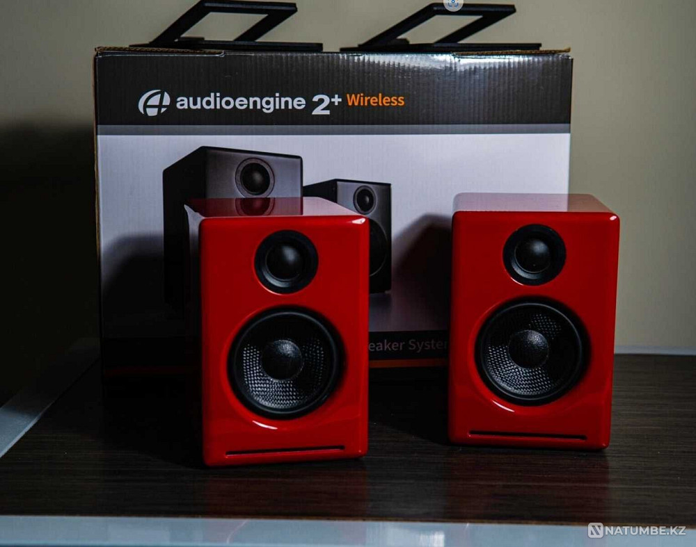 Беспроводная полочная акустика Audioengine A2+ красный Алматы - изображение 5