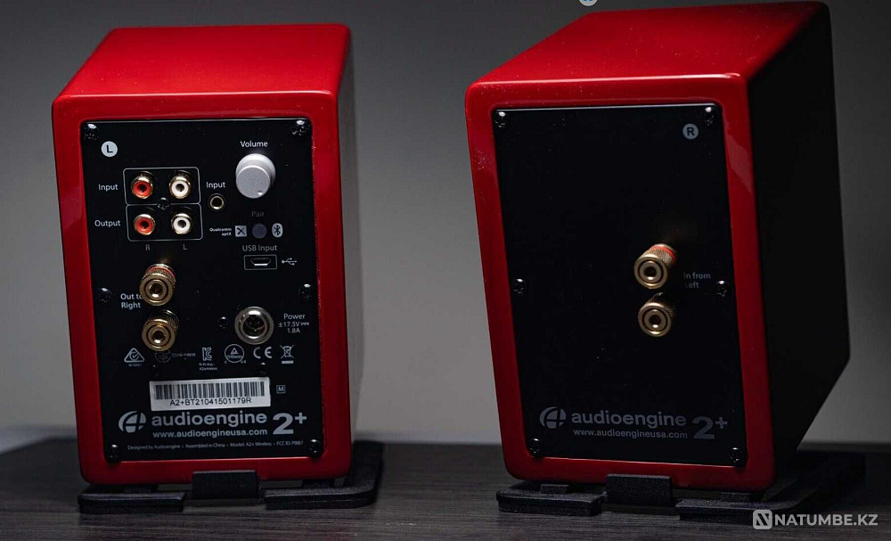 Беспроводная полочная акустика Audioengine A2+ красный Алматы - изображение 4