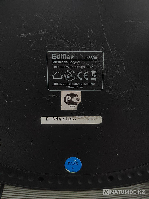 Активные аудиоколонки 2.1 Edifier e3300 9x2+32 Вт Алматы - изображение 3
