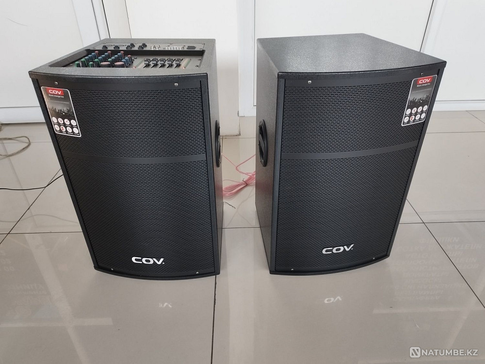 Акустикалық динамик COV 400 ватт портативті динамик ЖАҢА  Алматы - изображение 1