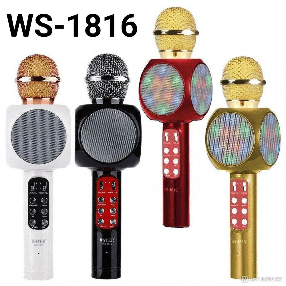 Караоке микрофон WS-1816 Алматы - изображение 4