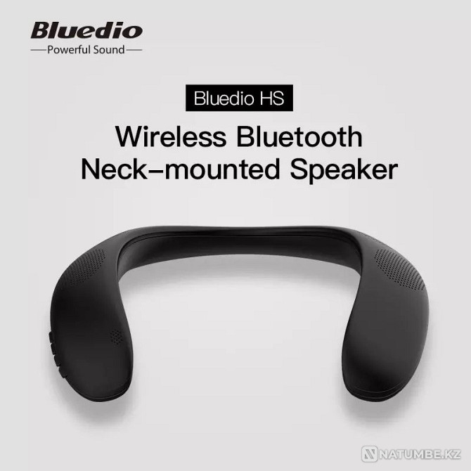 Bluetooth column speaker neck bluetooth headset Almaty - photo 1