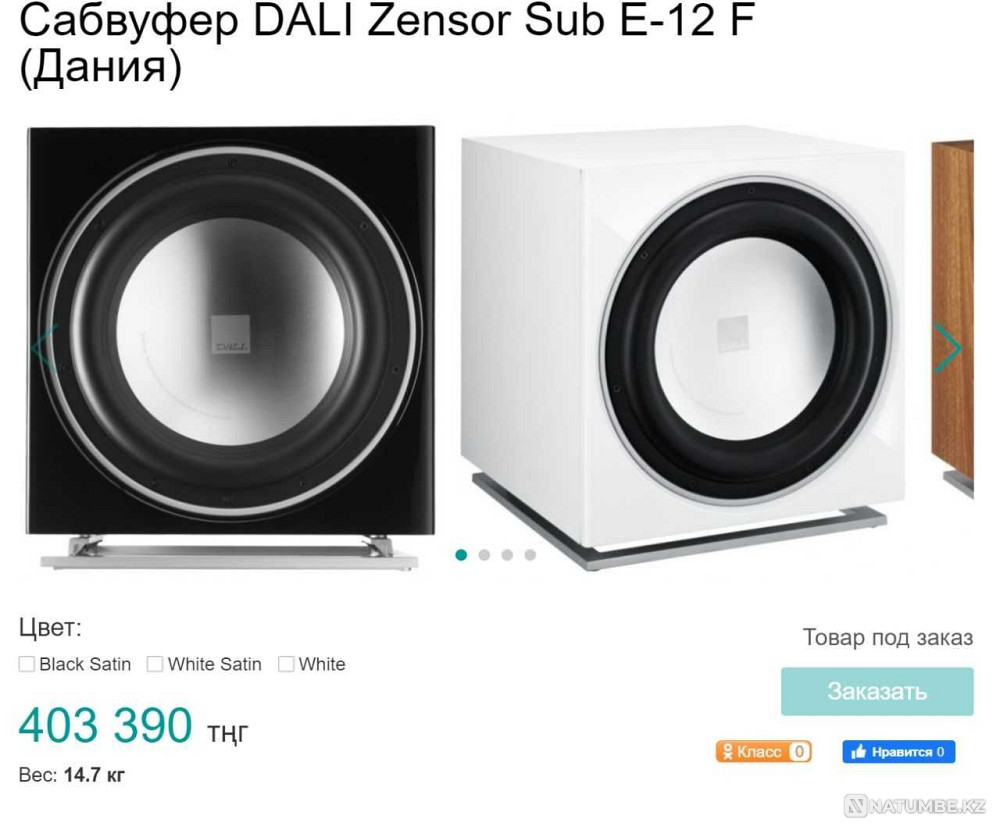 Сабвуфер DALI SUB E-12F Алматы - изображение 4
