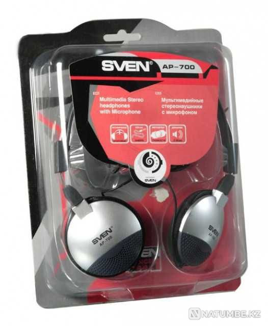 Продам стереонаушники с микрофоном SVEN AP-700 Алматы - изображение 3
