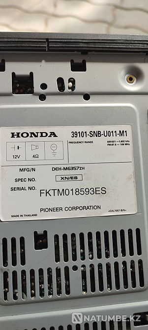Audio system for Honda Civic 2006 Almaty - photo 3