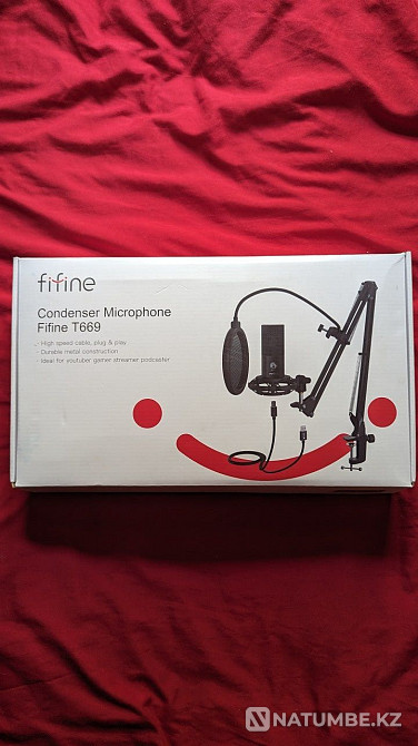 Microphone Fifine Condenser Microphone T669 Almaty - photo 1