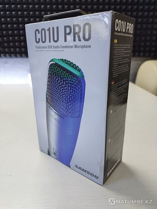 Samson s01upro USB микрофоны + үстелге арналған тіреуіш  Алматы - изображение 4