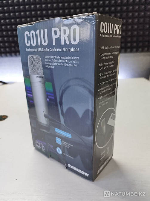 Samson s01upro USB микрофоны + үстелге арналған тіреуіш  Алматы - изображение 5