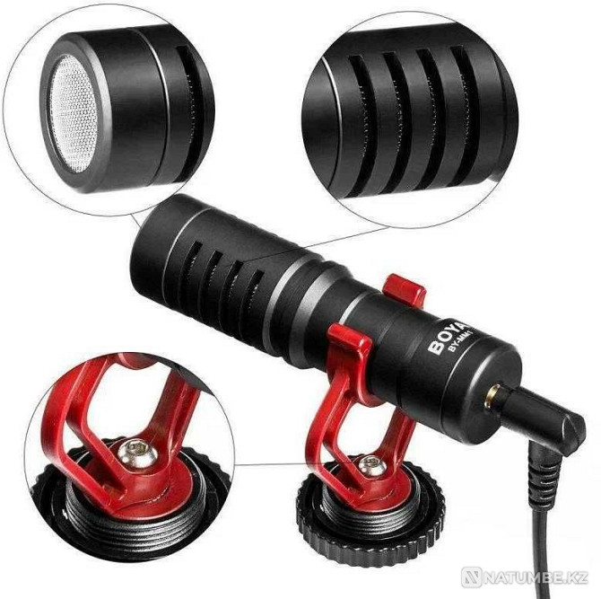 Microphone BOYA BY-MM1; On-camera microphone Almaty - photo 8