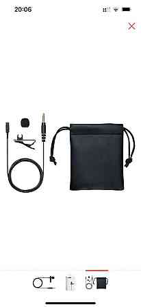 Микрофон Shure Motiv MVL/A черный Алматы